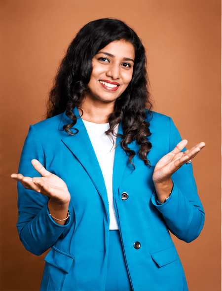 MRS. NANDHINII PARTHIBAN, founder and lead artist