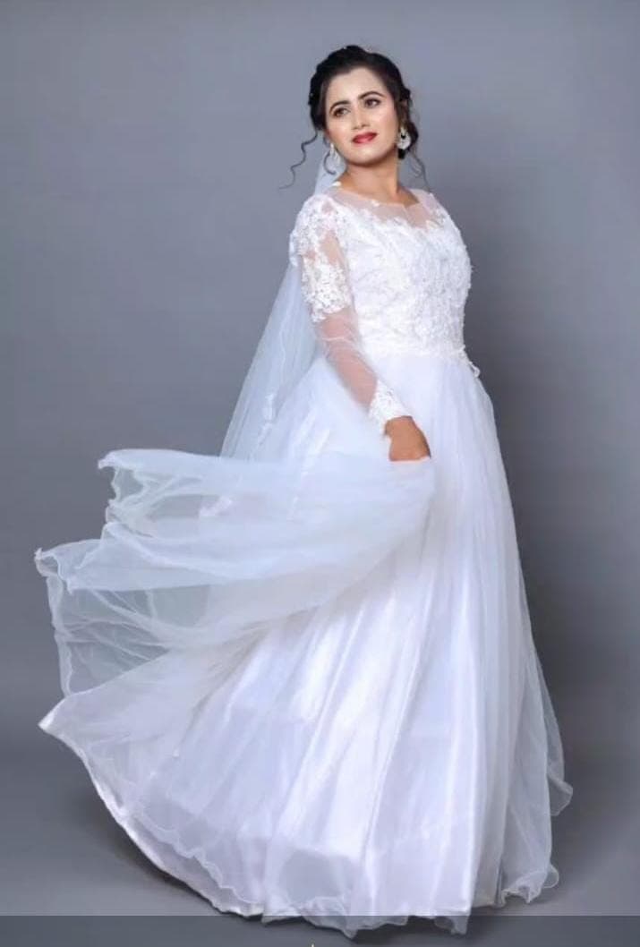 White Lace Bridal Gown