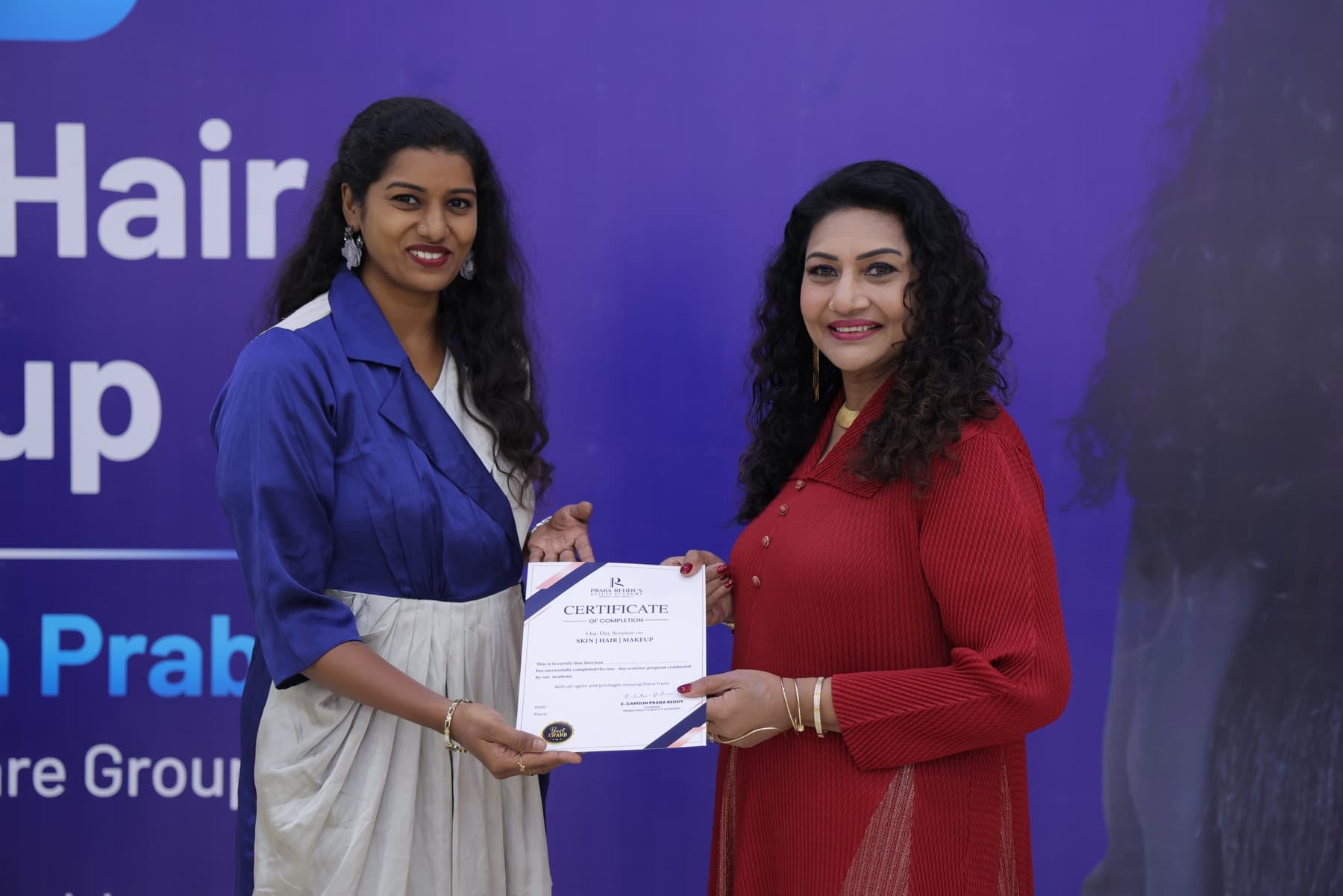 Praba Reddy's Beauty Academy — Skin, Hair & Makeup Certificate