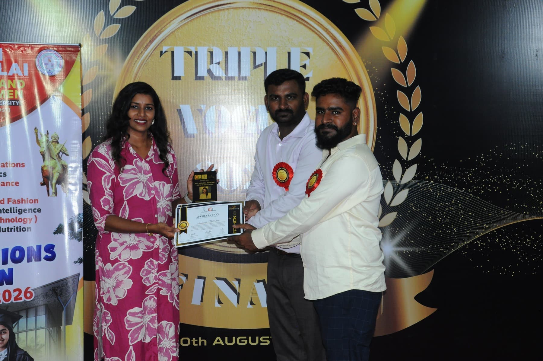Triple Vogue 2024 Fashion Contest — Certificate of Appreciation & Memento